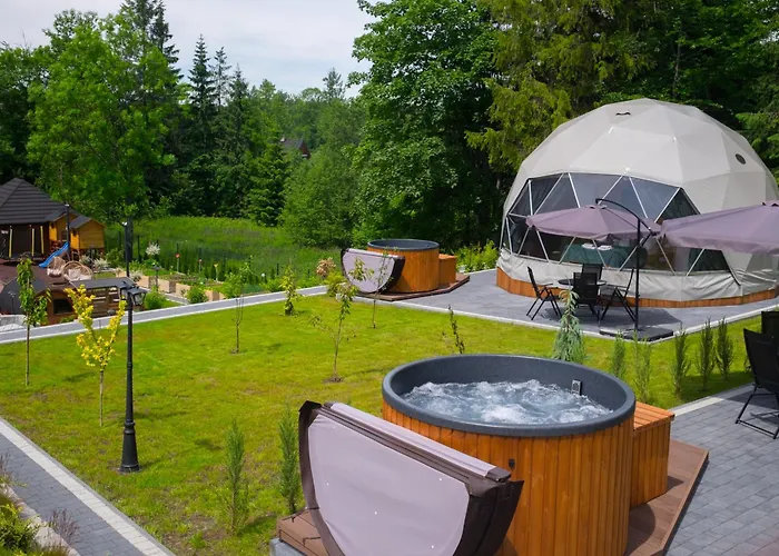 Glamp Mala Laka Jacuzzi & Sauna Campo de lujo Zakopane