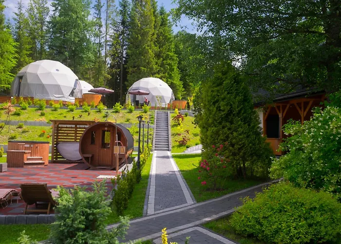 Glamp Mala Laka Jacuzzi & Sauna Campo de lujo Zakopane
